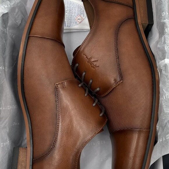 Tommy Hilfiger Sheldon Men\'s Oxford Dress Shoes Size 11‎ Brown Lace-Up Cap Toe main image 8